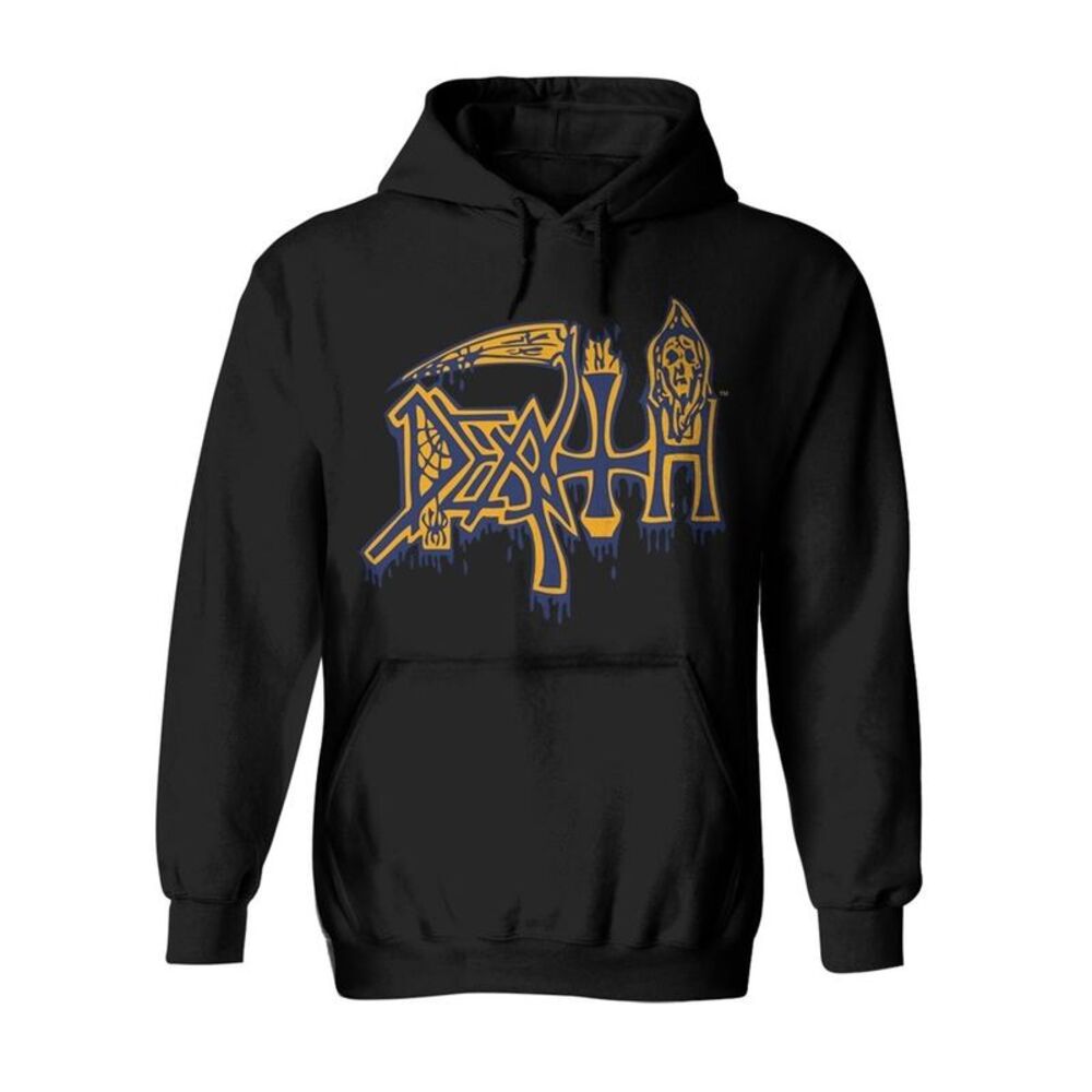 Death Unisex Adult Leprosy Hoodie / Black